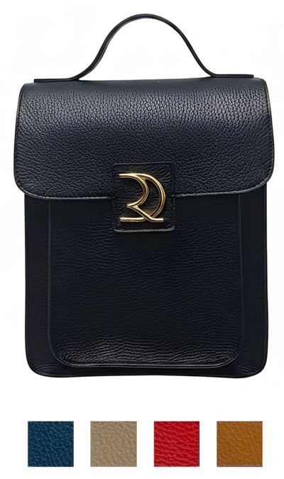 Black leather bag Italian manufacturer luxury for resellers