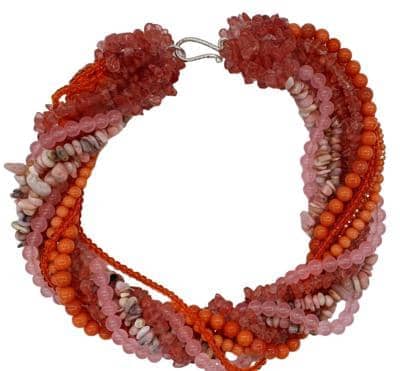 LE DELLI SANTI - COLLAR ROSA 