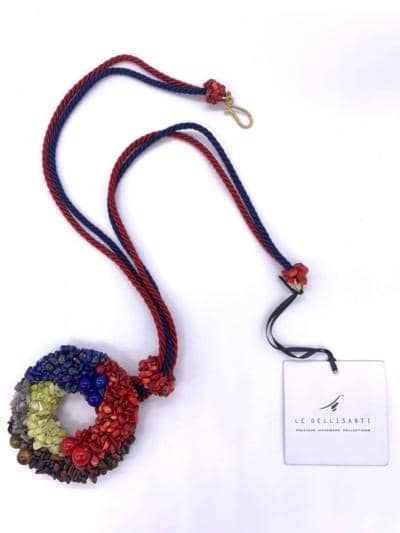 LE DELLI SANTI - PENDENTE DE OUTONO AZUL 