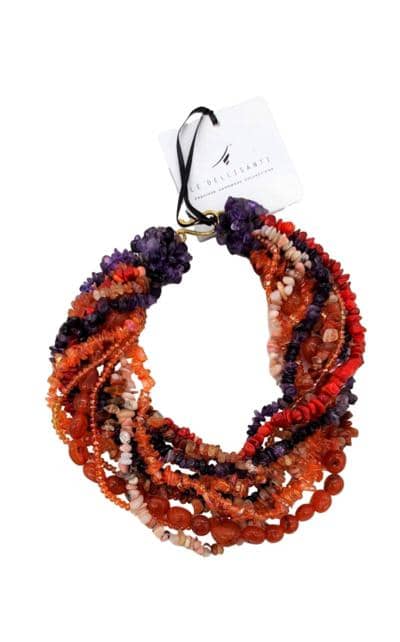 LE DELLI SANTI - COLAR LARANJA OUTONO 