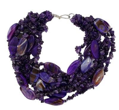 LE DELLI SANTI - COLLAR SECRETO MORADO 