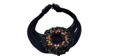 LE DELLI SANTI - COLAR DE SEDA FUME 