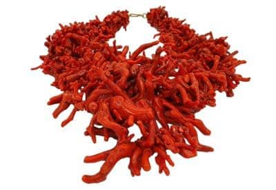 LE DELLI SANTI - COLAR DE RAMOS DE CORAL 