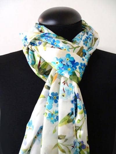 ARDITEX - шарф из шелка с цветочным принтом 