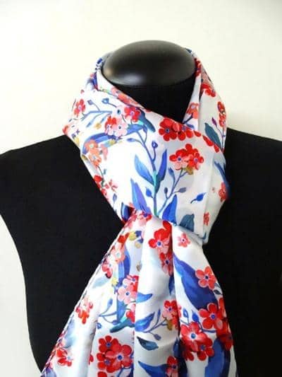 ARDITEX - шарф из шелка с цветочным принтом 