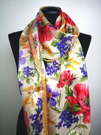 ARDITEX - шарф из шелка с цветочным принтом 