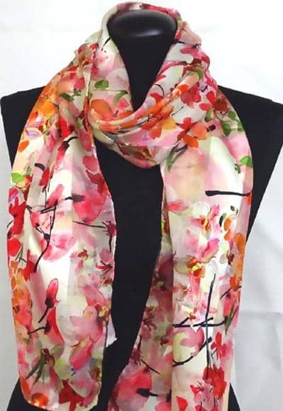 ARDITEX - шарф из шелка с цветочным принтом 