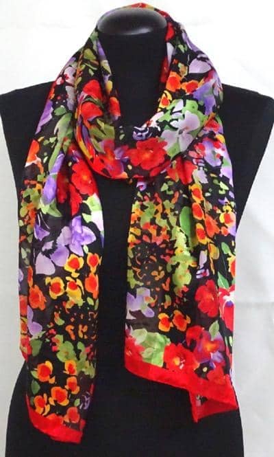 ARDITEX - шарф из шелка с цветочным принтом 