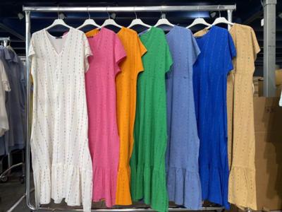 ACADIA FASHION - Vestido de lino y algodón 