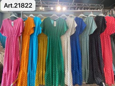 ACADIA FASHION - Vestido 100% algodón 