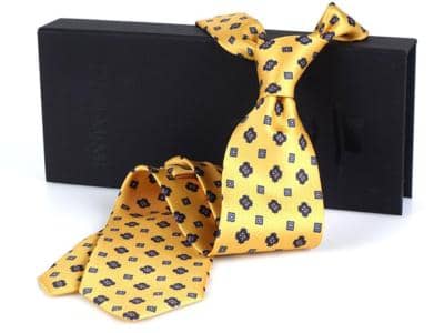 DM TIES - CAJA Y CORBATA DE LUJO TRIPLE 