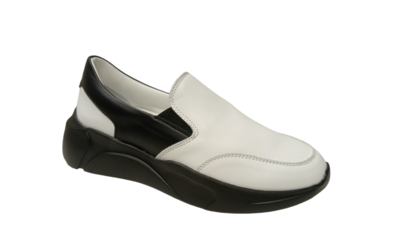 CALZATURIFICIO DUEGGI - Chic Two-Tone Loafer