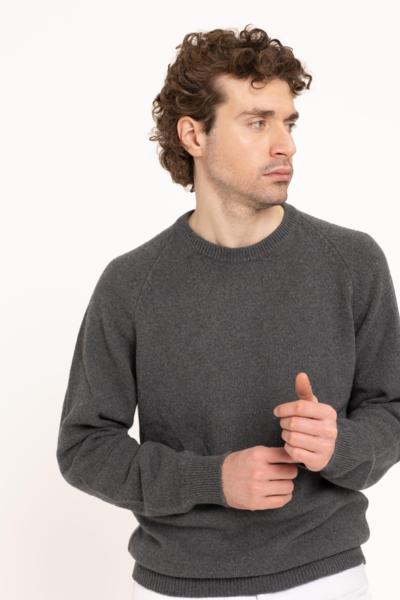 DUE TOSCANI - Suéter masculino clássico cinza 