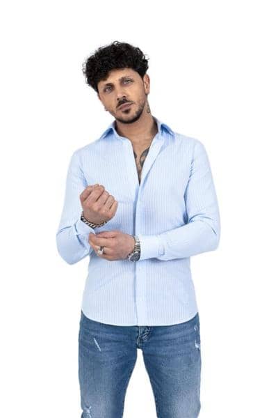 EKLAM - Camisa Masculina Azure 