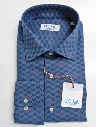 EKLAM - Camisa masculina 100% algodão 