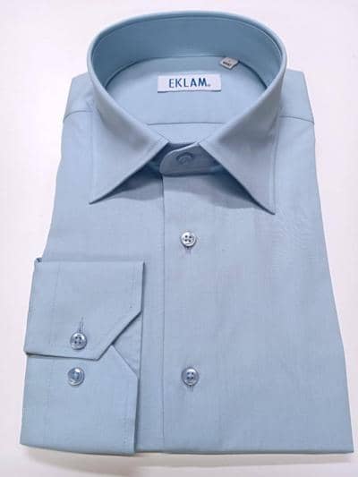EKLAM - Camisa Azul Elegante 