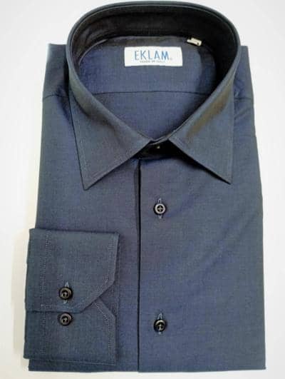 EKLAM - Camisa Marinha Elegante 