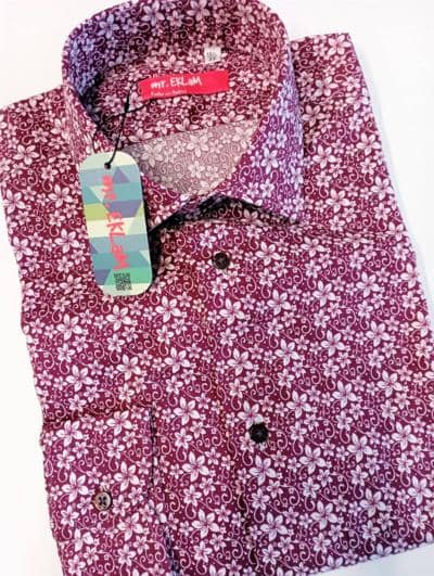 EKLAM - Camisa masculina 100% algodão 