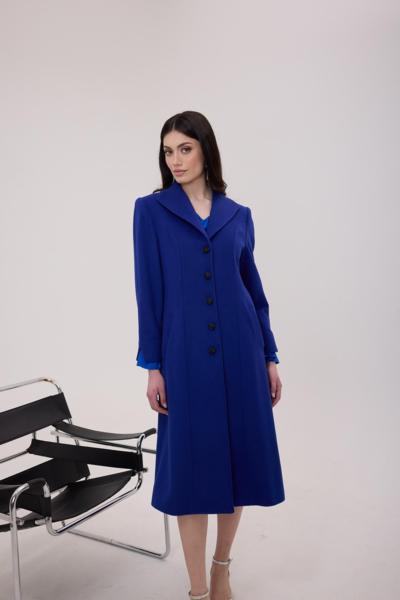 Cappotto blu donna made in Italy per rivenditori