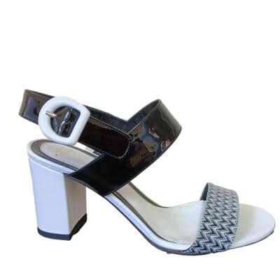DANIELE BERDINI - Sandalo Nero/BIANCO 