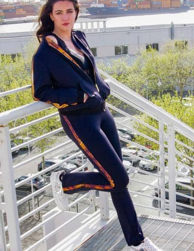 ENERIMONSTERS - Leggings pretas e répteis 