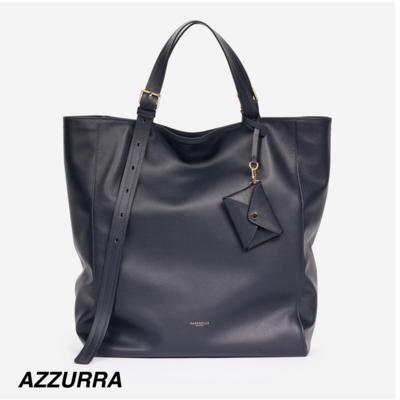 Italienische Leder-Tasche für Wiederverkäufer, Marineblau