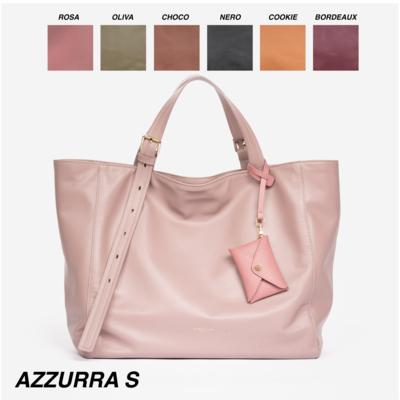 FARENELLA - Borsa tote Azzurra S 