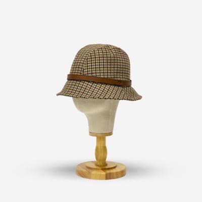 AXIS - Элегантная шляпа с узором «гусиные лапки» 