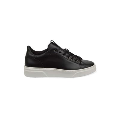 FIORANGELO - Zapatillas de cuero negro 
