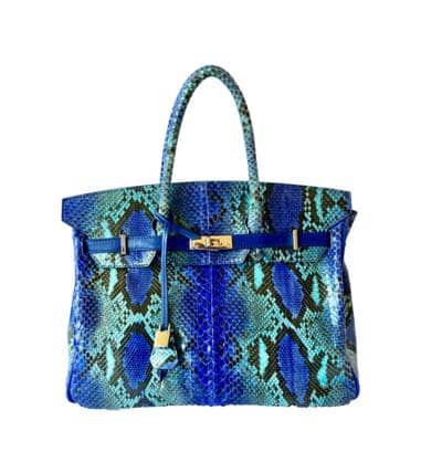 FIRENZE & MODA - Piton Leather Tote Bag 