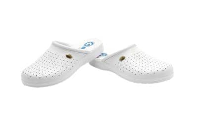 AGY - P / C UOMO IN PELLE BIANCA 