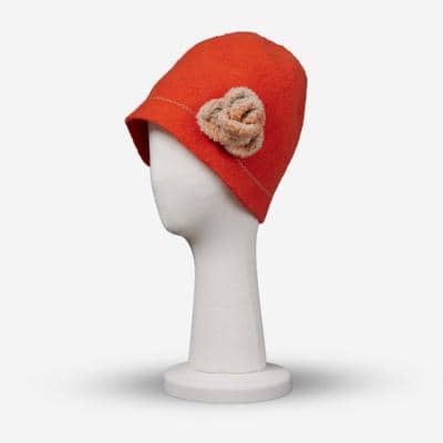 FORTISSIMO - Eleganter Blumenhut 