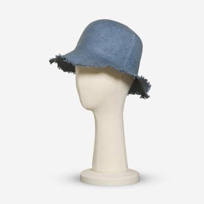 FORTISSIMO - Ausgefranster blauer Hut 