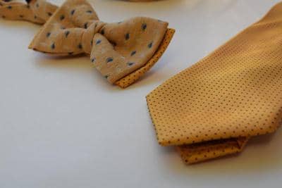 LUIGI MONACO 1969 - Pois tie and bowtie