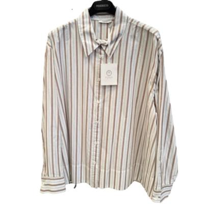 GDA MODA - Gestreiftes Baumwollhemd 