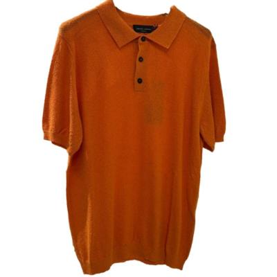 Italian made orange polo shirt for resellers wholesale