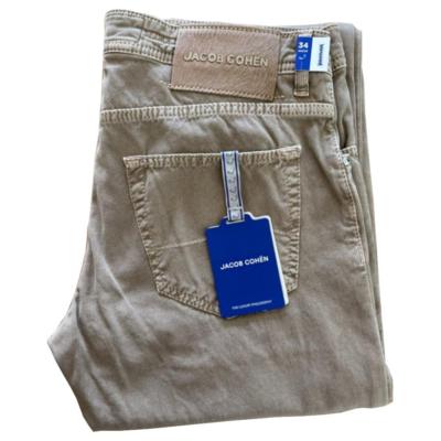 Pantalones de pana beige Jacob Cohen Made in Italy para distribuidores