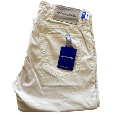 Pantalones blancos de lujo italianos para revendedores