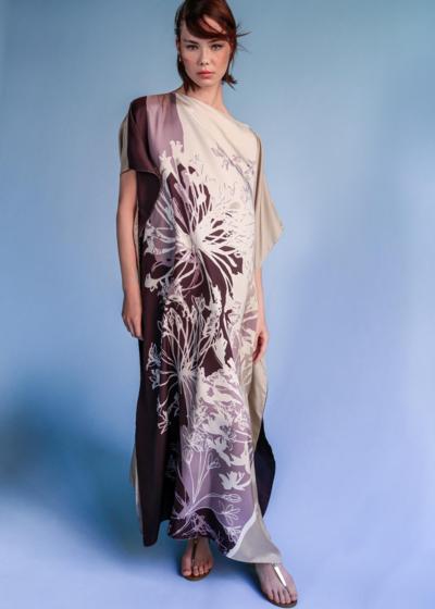 LARIOSETA - ORCHIDEEN-KAFTAN 