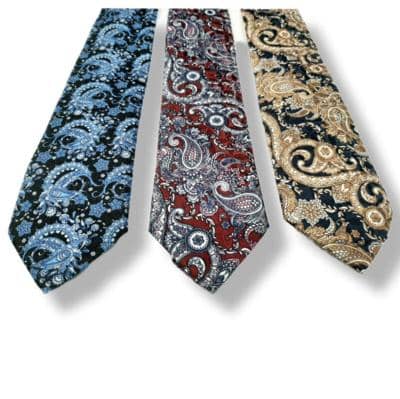GESYS - Шелковые галстуки с узором «пейсли» 