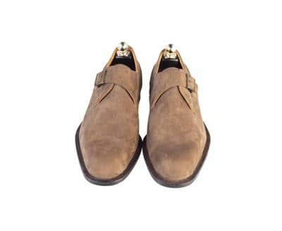 Made in Italy brown suede men's shoes for resellers
