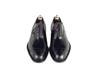 Black Italian leather dress shoes for resellers wholesale
