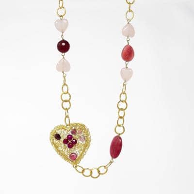 GRAZIELLA BENNATI CREAZIONI - Necklace with heart 
