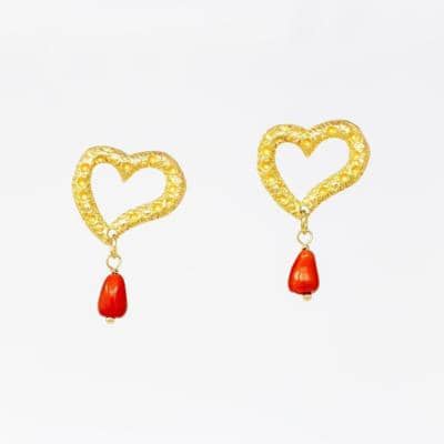 GRAZIELLA BENNATI CREAZIONI - Heart Earrings 