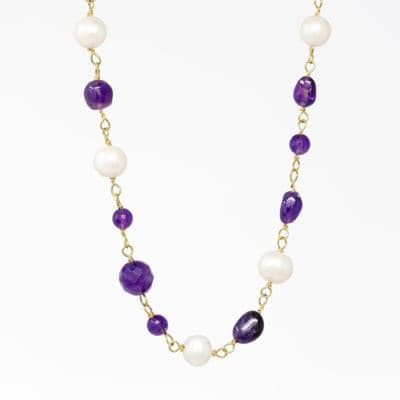 GRAZIELLA BENNATI CREAZIONI - Amethyst Rosary Necklace 