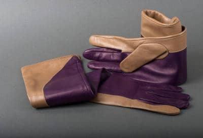 GUANTIFICIO ROSSI - Guantes elegantes de dos tonos 