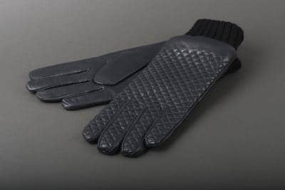 GUANTIFICIO ROSSI - Стеганые кожаные перчатки 