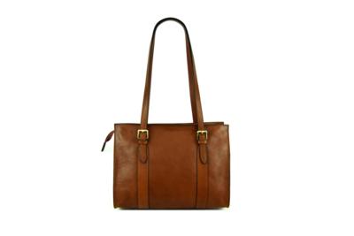 GUSSACI - Classic Leather Tote
