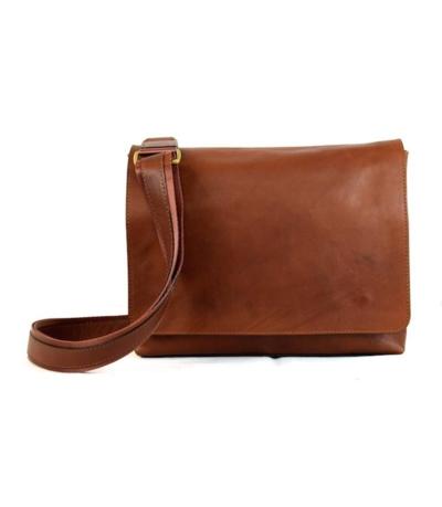 GUSSACI - Classic Leather Messenger