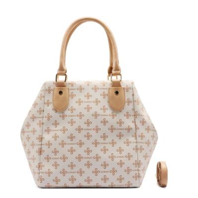 Borsa italiana di lusso per rivenditori con manici beige